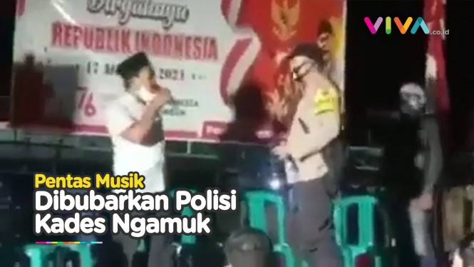 Acara Musik Dibubarkan, Kades Nyaris Adu Jotos dengan Polisi