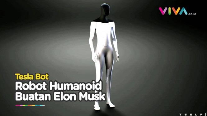 KEREN! Elon Musk Pamerkan Robot Humanoid, Tesla Bot