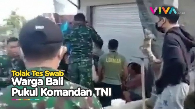 Komandannya Kena Bogem Mentah, Anggota TNI Pukuli Warga Bali