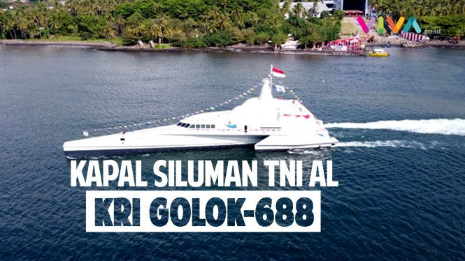 TNI AL Kini Diperkuat "Kapal Siluman" Pertama KRI Golok-688