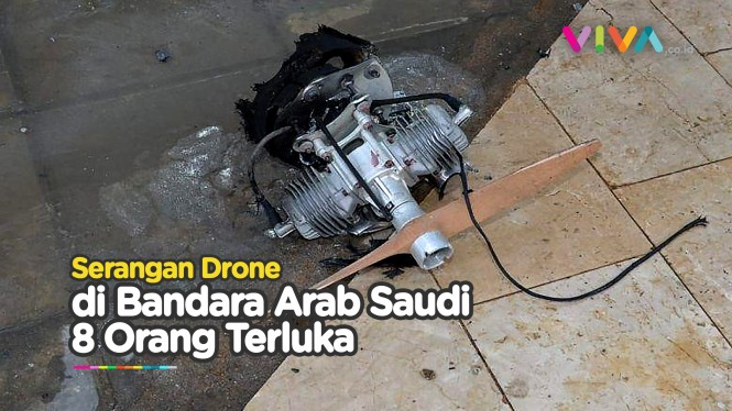 Drone Serang Bandara Arab Saudi, 8 Orang jadi Korban