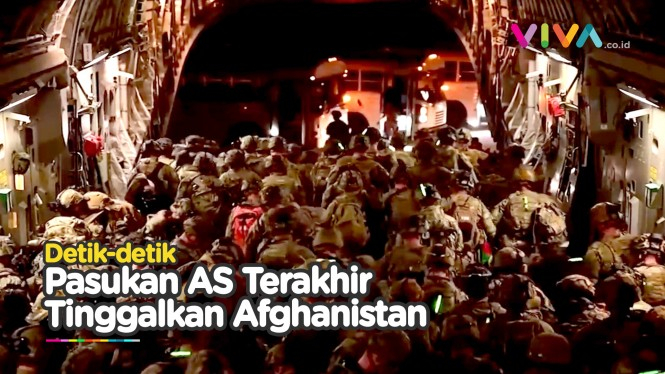 Amerika Rilis Video Terakhir Saat Tinggalkan Afghanistan