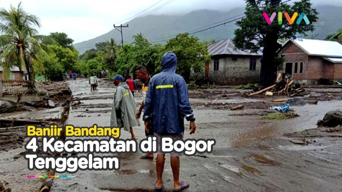 Banjir Bandang, Tenggelamkan Beberapa Kecamatan Bogor