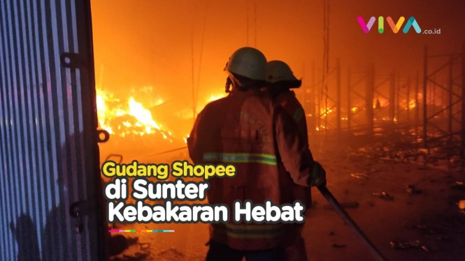 Kebakaran Besar Gudang Shopee, Gimana Nasib Barang Kiriman?