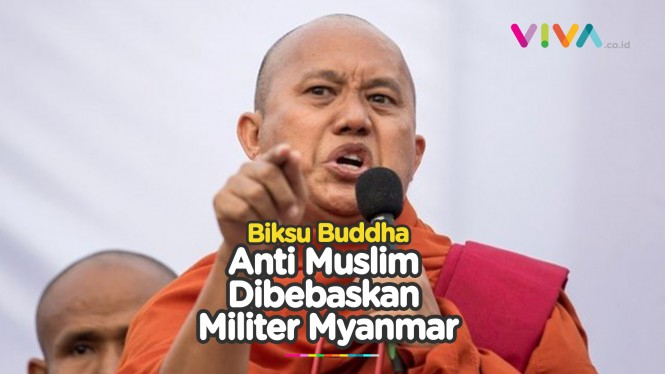 Sosok Wirathu, Biksu Rasis Anti-Muslim yang Dibebaskan