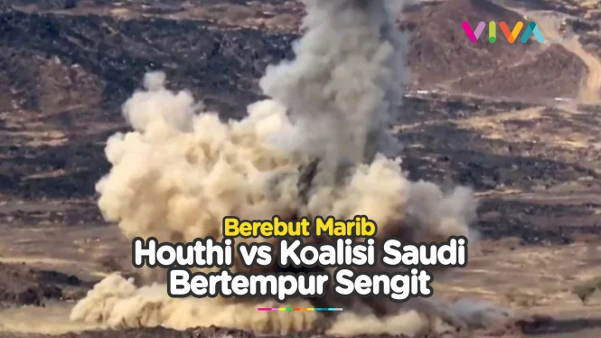 Pertempuran Sengit, Baku Tembak Houthi dan Koalisi Saudi