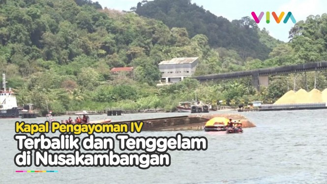 Kapal Pengayoman IV Terbalik dan Tenggelam di Nusakambangan