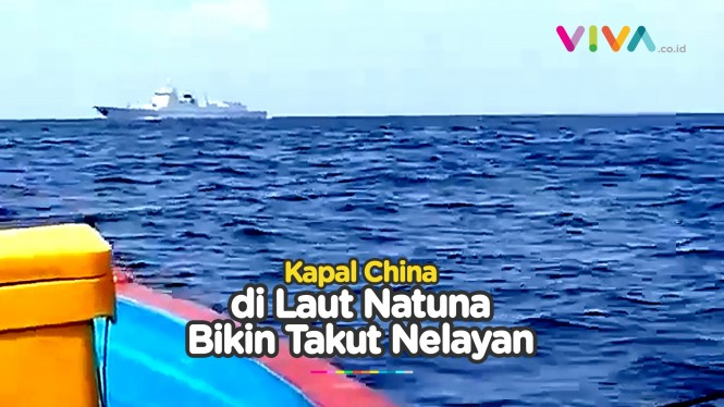 Nelayan Ketakutan Lihat Kapal China Mondar-mandir di Natuna