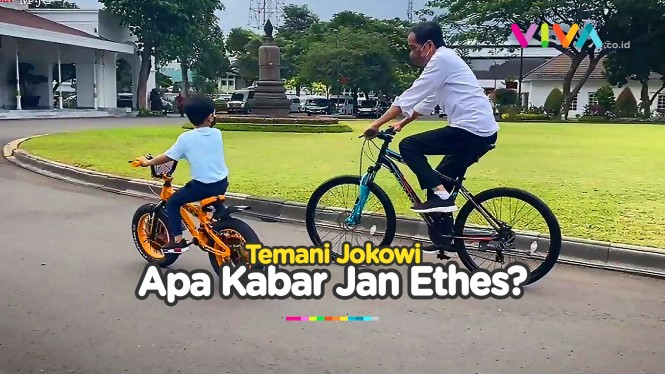 Jan Ethes Muncul Lagi, Udah Jago Naik Sepeda Roda Dua!