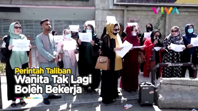 Taliban Perintahkan Wanita Tak Boleh Bekerja