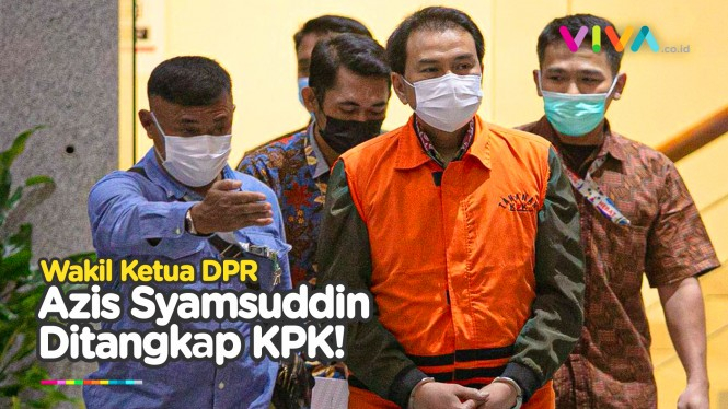 DITANGKAP! Azis Syamsuddin  Dijemput Paksa oleh KPK