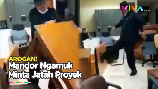 Ngamuk Minta Jatah, Mandor Banting Meja di Kantor Dinas