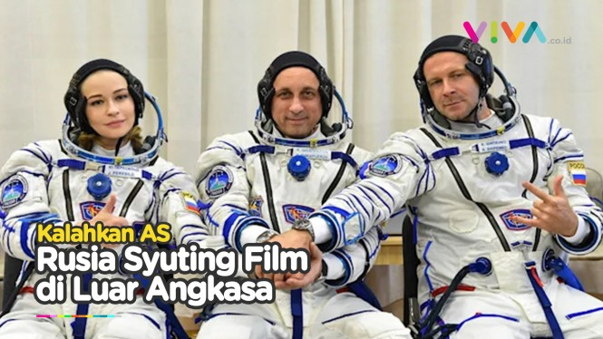 WOW! Rusia Produksi Film Pertama di Luar Angkasa