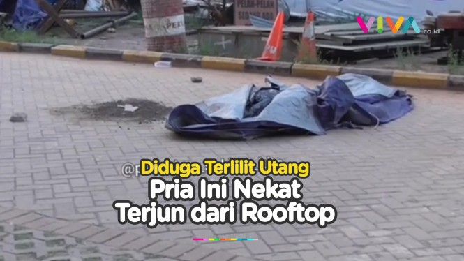 Terlilit Hutang, Seorang Pria Bunuh Diri Lompat dari Rooftop