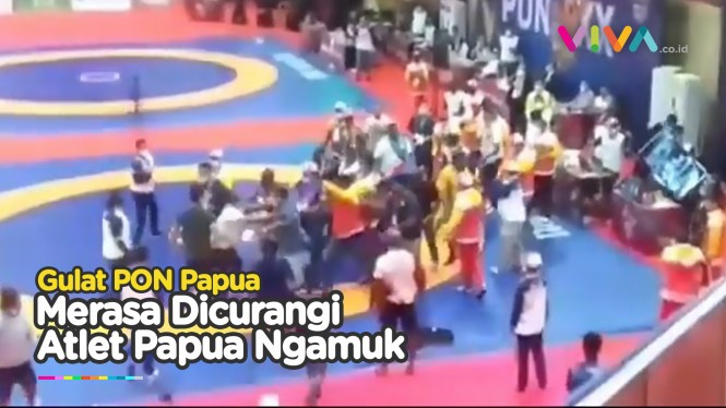 PON XX Papua Ricuh Lagi, Fasilitas Arena Gulat Dirusak!