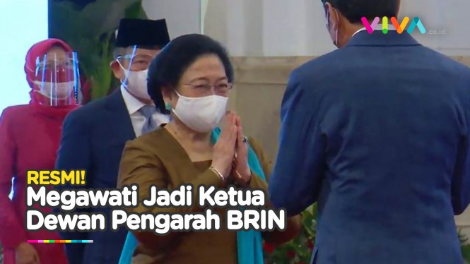 Presiden Jokowi Lantik Megawati Jadi Dewan Pengarah BRIN