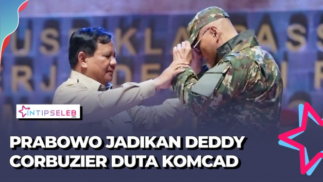 Momen Deddy Corbuzier Dilantik Prabowo Jadi Duta Komcad