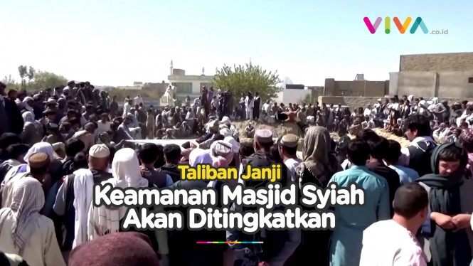 Janji Taliban Usai Penguburan Massal Bom Bunuh Diri