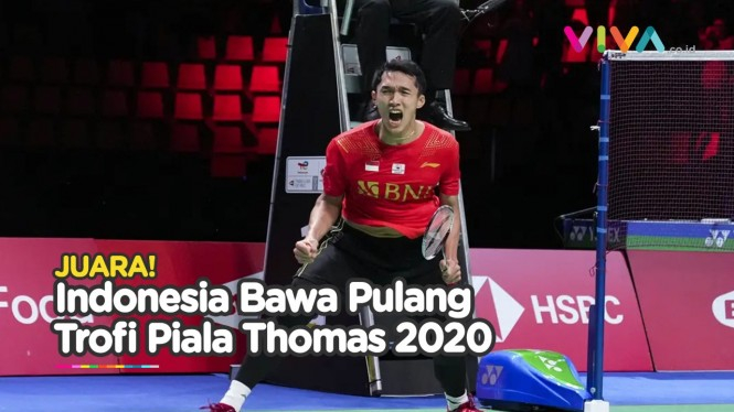 Juara Piala Thomas, Indonesia Sukses Balas Dendam ke China