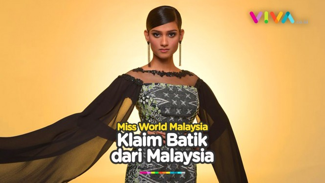 Miss World Malaysia Dibully Usai Klaim Batik dari Negaranya