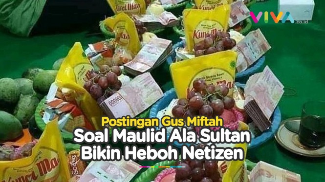 Besek Maulid Ala 'Sultan', Gus Miftah Singgung Hukum Maulid
