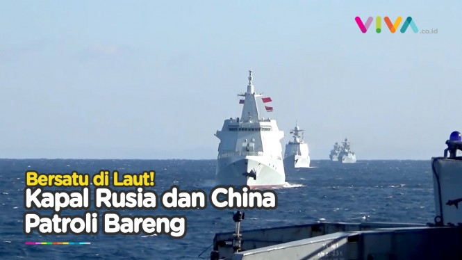 Pertama Kali! Rusia-China Bersatu di Samudera Pasifik