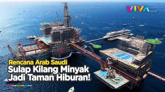 Rencana Arab Saudi Bikin taman Hiburan di Tengah Laut