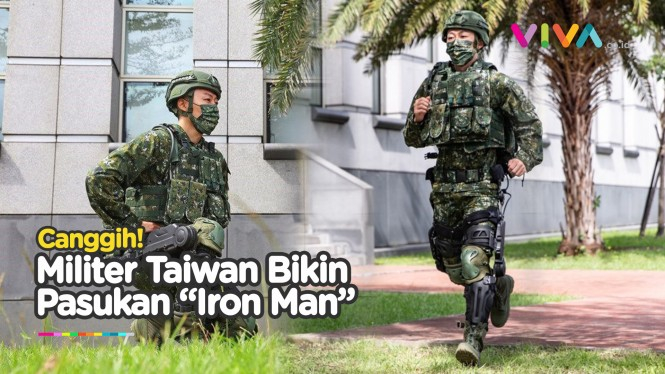 Gesekan Lawan China, Taiwan Ciptakan Pasukan "Iron Man"