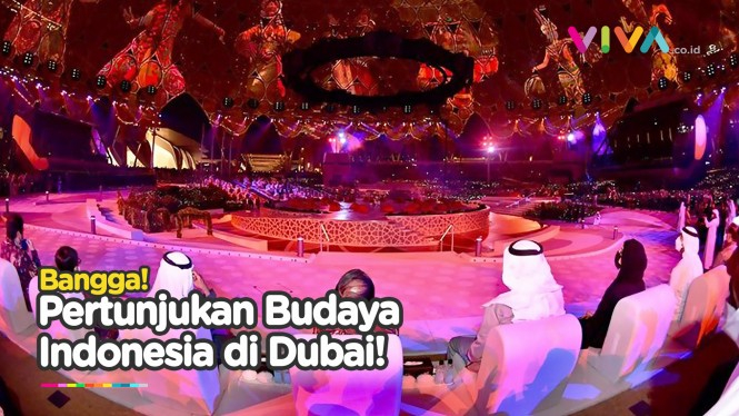 Kemeriahan Dubai Expo 2020, Jokowi Pamer Budaya Tanah Air