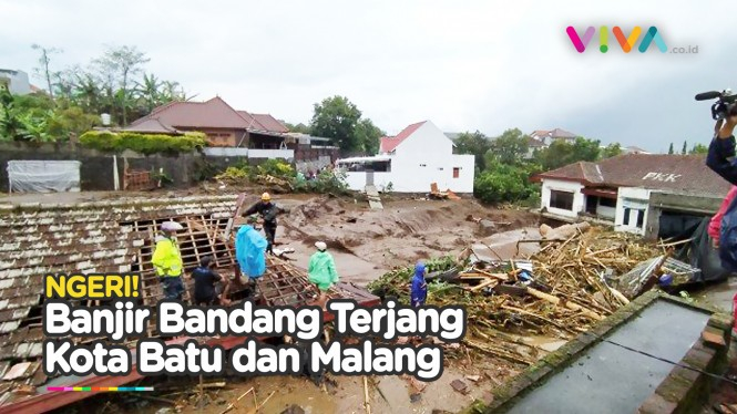Banjir Dahsyat Porak-Porandakan Kota Batu hingga Malang