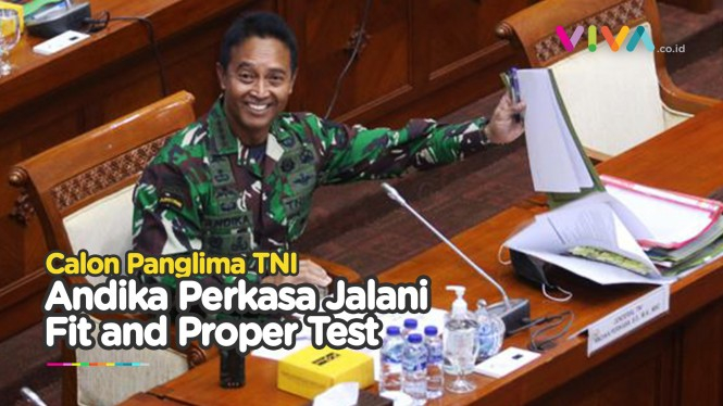 Jenderal Andika Perkasa Jalani Fit and Proper Test di DPR