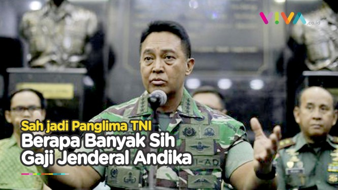 Mengintip Gaji dan Tunjangan  Panglima TNI Andika Perkasa