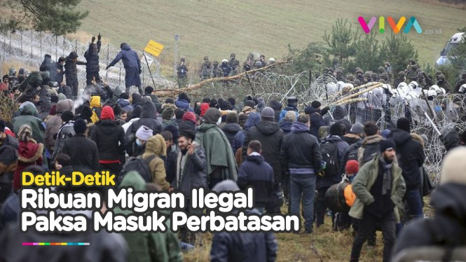 Migran Ilegal Rusak Blokade, Belasan Ribu Tentara Dikerahkan