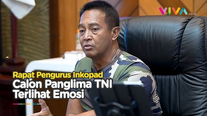 Calon Panglima TNI Andika Perkasa Emosi di Depan Bawahannya