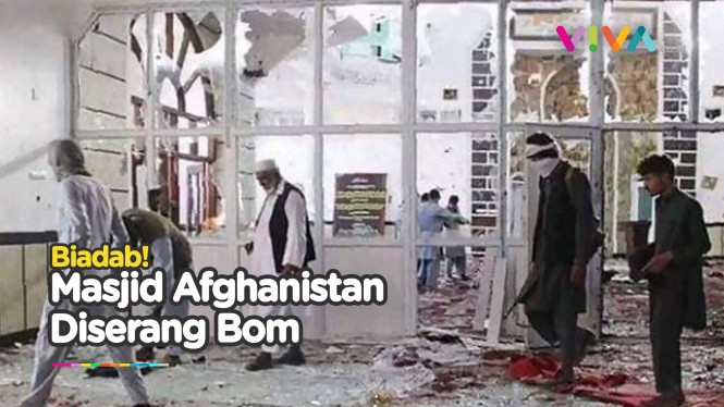 LAGI! Masjid Afghanistan Diserang Bom saat Salat Jumat