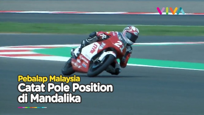 Rider Malaysia Catatkan Pole Pertama di Mandalika