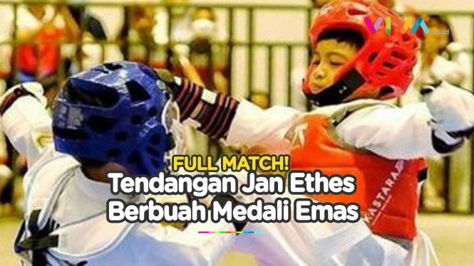 Wow! Jan Ethes Raih Medali Emas Kejuaraan Taekwondo