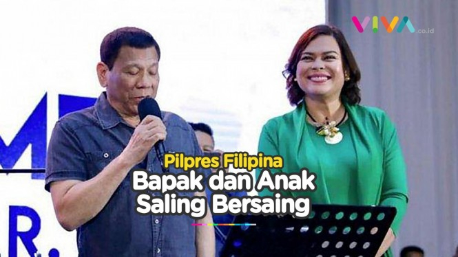 Duterte Ditantang Anaknya Sendiri di Pilpres Filipina