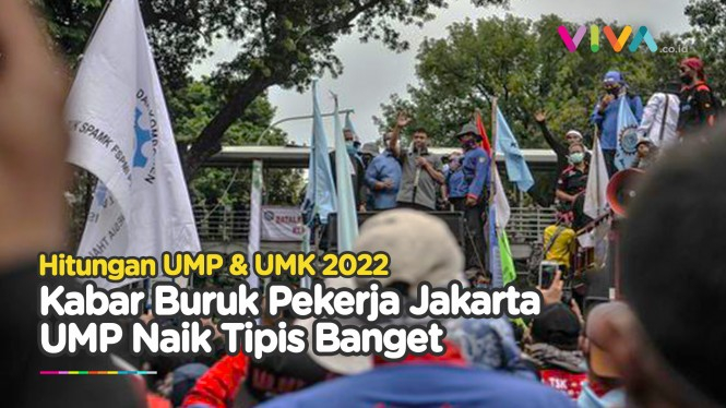 TRAGIS! Kenaikan UMP Jakarta 2022 Engga Sampai Rp 50 Ribu