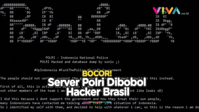 Hacker Asal Brasil Klaim Retas 3 Server Polri