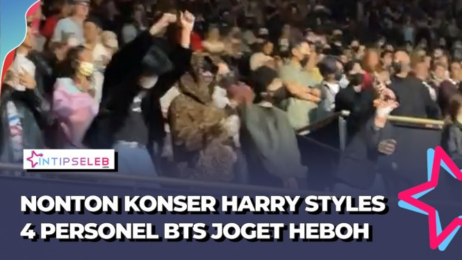 4 Personel BTS Kepergok Joget Heboh di Konser Harry Styles