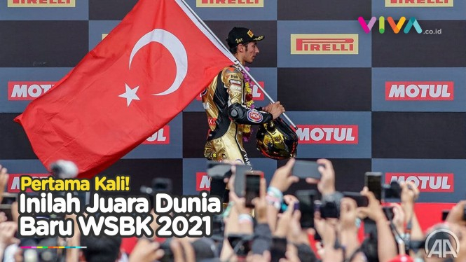 Perdana! Pembalap Asal Turki Ini Jadi Juara Dunia WSBK 2021