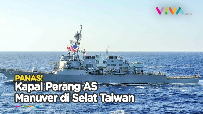 Aksi AS di Selat Taiwan Bikin China Berang!