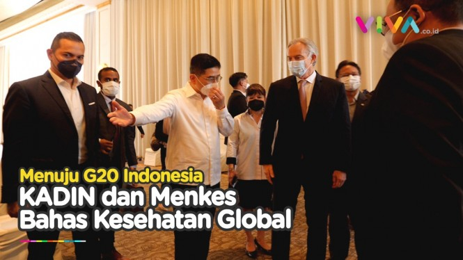 Tony Blair dan KADIN Bahas Kesehatan Dunia Menuju G20