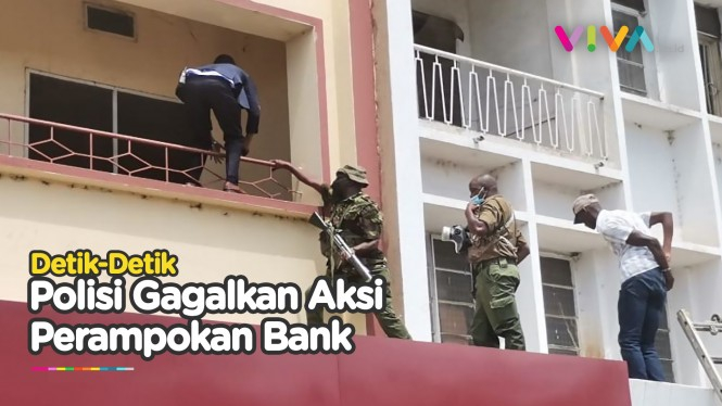 Warga Heboh! Aksi Baku Tembak Polisi vs Perampok Bank