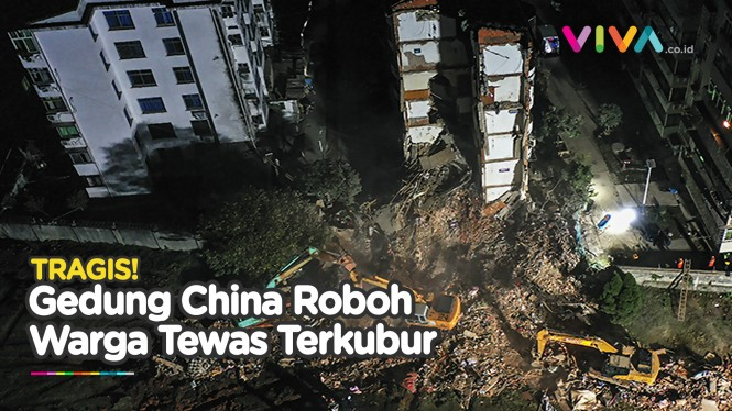 Kualitas Bangunan Sangat Buruk Bikin Gedung di China Runtuh