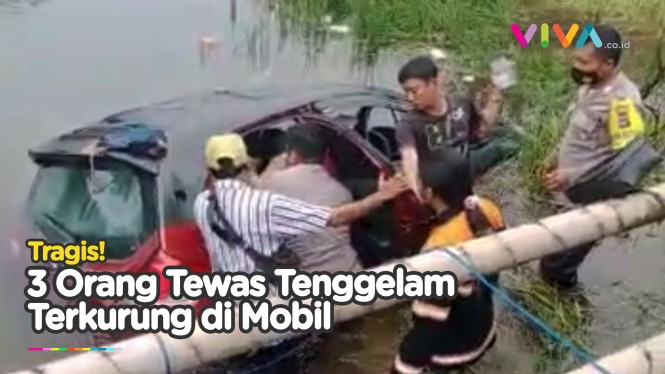 Mobil Terjun ke Rawa-rawa Tewaskan Keluarga Staf Ahli Bupati