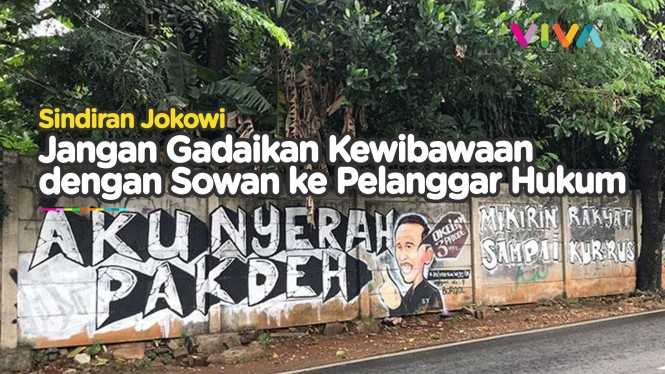 Jokowi Sindir Habis Institusi Polri: "Sama Mural Kok Takut