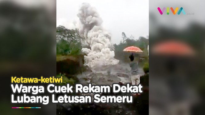 Hanya Warga +62, Rekam Letusan Semeru dari Jarak Dekat