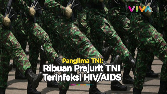 1.826 Prajurit TNI Positif Terinfeksi Virus HIV/AIDS